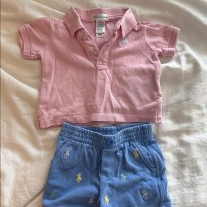 Ralph Lauren Pink Polo Shirt for Kids